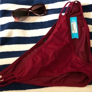 Merlot Bikini Bottoms XL Never Worn w/tags